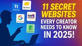 11 Secret Websites Every Creator NEEDS to know! Free & Insanely Useful