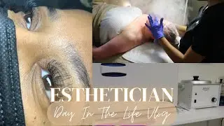 Esthetician Vlog | I Made This Much Money On A Busy Day At Work | Come To Work With An Esthetician