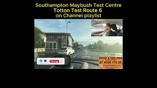 Totton Test route 6 #drivinglessons #shorts #trending #fyp #driveandexploredrivingschool #uk