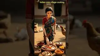 Mini Village Fish Fry 🐟Indian Village Cooking | 1 Minute ASMR Shorts