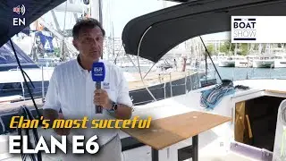 [ENG] ELAN E6 - Walking Through Sail Boat - The Boat Show