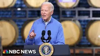 Biden touts &lsquo;critical&rsquo; infrastructure plans while making digs at Trump