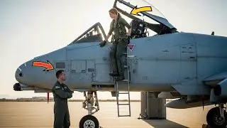 General sagte scherzhaft, sie solle die A-10 fliegen; was folgte, ließ alle erstarren zurück still