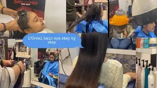 L’Oréal Hair spa(with hair fall control treatment) Step by step!