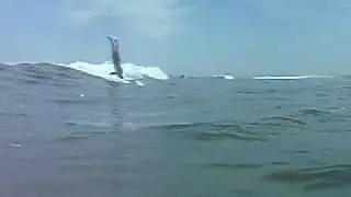 Headstand Surfing at Huntington Beach CA