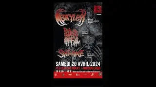 MERCYLESS (Death Metal) - Live &agrave; l' Atelier des M&ocirc;les de Montb&eacute;liard, le 20/04/2024.