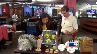EcoConsumer on KOMO4 News: Recycled Art