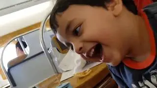 Ryan's Business Class Airplane Ride l Emirates A380 Business Class with Kids l