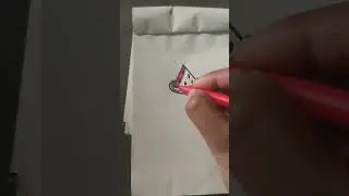 how to draw water melon 🍈😱#drawing #youtubeshorts #shortsfeed