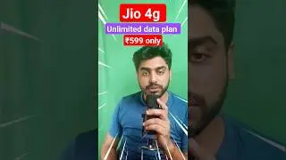 Jio 4g Unlimited Data Plan ✨✨🔥 #jio #jio5 @TechBurner @techburnershort.s #shorts
