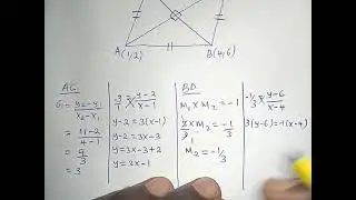 Application of gradient and equation of straight line II