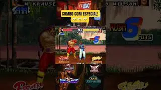 FATAL FURY KRAUZER UM COMBO DE TOP PLAYER! #kof97 #arcade  #snk #retro #neymar #cristianoronaldo