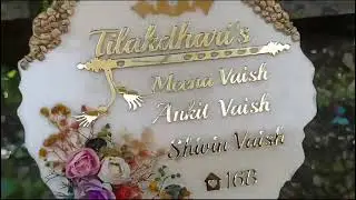 Customized Nameplate#artwork #artdesign #tilecollection #artandcraft