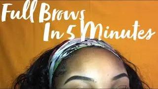 EASY 5 Minute Brows|ABH Brow Powder Duo