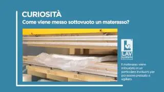 Come viene messo sottovuoto un materasso - LAV System