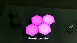 creative LED decor Wall Lamp Creative Modular Touch Sensitive night lights Hexagon Quantum Lights