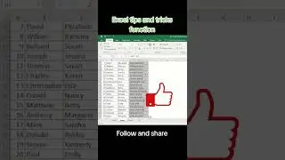 Excel Data combine #excel #viral #exceltips #exceltricks #trending #trendingshorts
