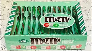 M&M&rsquo;s candy canes chocolate mint flavored