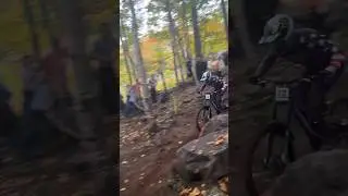 Luca Shaw au MSA. Gros gap.  #velodemontagne #mountainbike #quebecoriginal #ridequebeccity