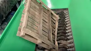 Scrap Wood Pallet Shredder Machine - Wood Shredding Equipment.