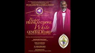 Congratulations to Bishop Frank Anthone White for being elected to the COGIC General Board!!!