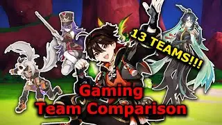I Tried 13 Teams on Gaming Character | Team Comparison | Genshin Impact