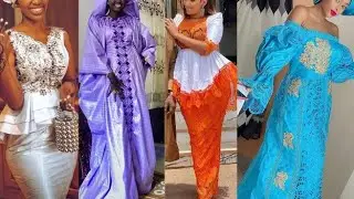 40+ AFRICAN DRESSES: 2021 SENEGALESE BAZIN RICHIE STYLES | AFRICAN FASHION STYLES | ASOEBI STYLES