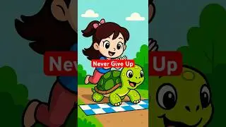 Never Give Up Moral |Educational story kids #shorts  #story #readaloud