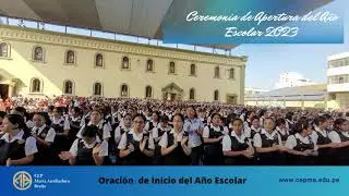 Oración de Inicio del año escolar