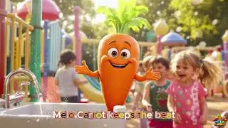 Wash Your Hands with Melo Carrot 🥕🎷🎡 Playground Song for Kids