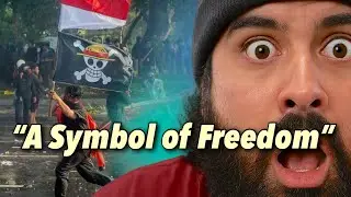 Флаг One Piece на протестах поколения Z | РЕАКЦИЯ GATO