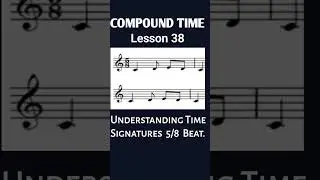 Compound Time 5/8 Explained #music #fypシ #guitar#fypシ゚viral #youtubeshorts