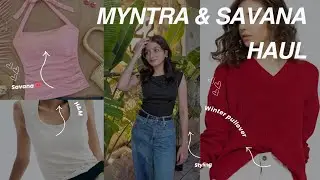 A Small Shopping Haul | Myntra & Savana Finds 🤍