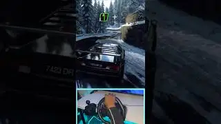 This Car Is Not Built For The Snow | Dirt Rally 2.0 | Logitech G920 Gameplay #shorts #racing #rally