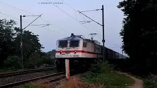 02503 Dibrugarh New Delhi Rajdhani Special | First Eloco Run SDAH P7| Via SPJ | Skipping Chedhabanni