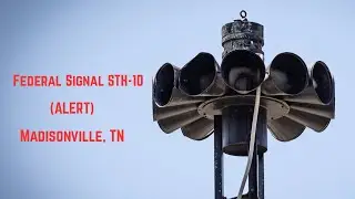 Federal Signal STH-10 (ALERT) Test In Madisonville, Tennessee