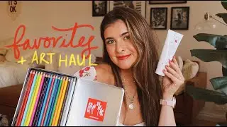 things i'm LOVING + art haul!