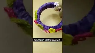 Crochet Bangles😍😍😍 #shorts #stitchncraft #crochet