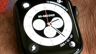 WatchOS 7 Edit watch faces