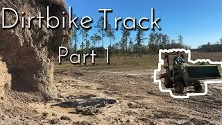 We built a dirt bike track from scratch(part 1)
