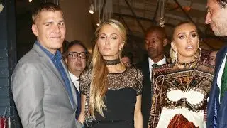 Meeting Of The Heiresses! Paris Hilton And Petra Ecclestone Mingle At Art Opening