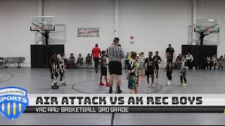 VAC AAU 3rd grade Basketball Akron Rec Boys vs Air Attack