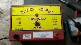 Cyclops Super 12 Joule fence charger