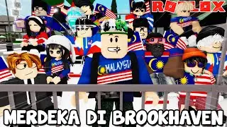 Aku Sambut Hari Merdeka di Brookhaven | Drama Brookhaven 🏡RP (Roblox Malaysia)
