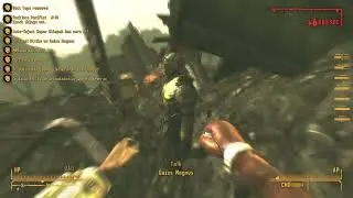 Fallout New Vegas Mods: Testing my new Knockout Indicator in Dry Wells