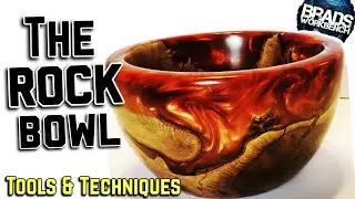Woodturning Tools & Techniques || The ROCK Bowl