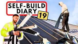 VM Zinc Metal Roof Installation - Self Build House 19