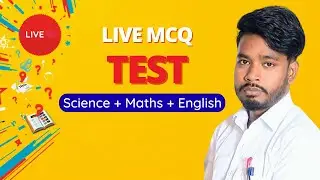 📚 All-in-One Live Test | 30 MCQs | Science + Maths + English | Must Join! | #LiveClass  #OnlineQuiz