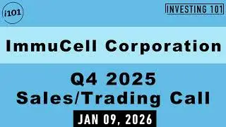ImmuCell Corporation Q4 2025 Sales/Trading Call | Jan 09, 2026