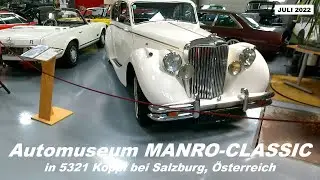 Automuseum MANRO-CLASSIC in A-5321 Koppl bei Salzburg, &Ouml;sterreich - Juli 2022